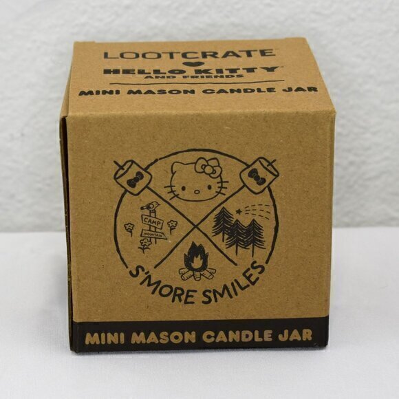 Lootcrate x Hello Kitty S'more‎ Smiles Mini Mason Candle Jar New in Package - Picture 1 of 5